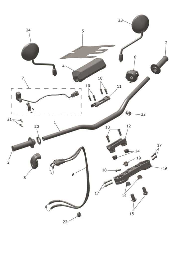 Handlebar Grip Assembly Kit